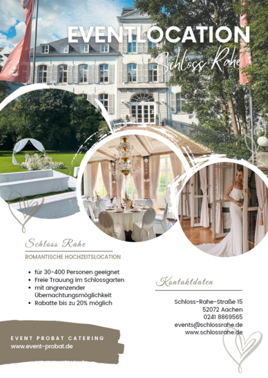 Schloss Rahe - Romantische Hochzeitslocation